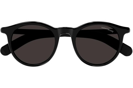 Sonnenbrille Mont Blanc MB0353S 001 Rund Schwarz