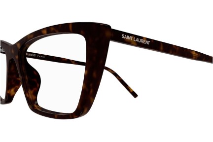 Brillen Saint Laurent SL737MICATHINOPT 002 Cat Eye Havanna