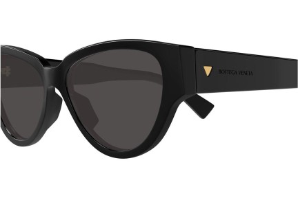 Sonnenbrille Bottega Veneta BV1319S 001 Rund Schwarz