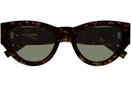 Sonnenbrille Saint Laurent SLM94 008 Cat Eye Havanna