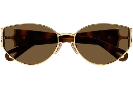 Sonnenbrille Chloe CH0260S 002 Cat Eye Gold