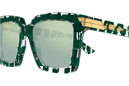 Sonnenbrille Bottega Veneta BV1005S 010 Quadratisch Grün