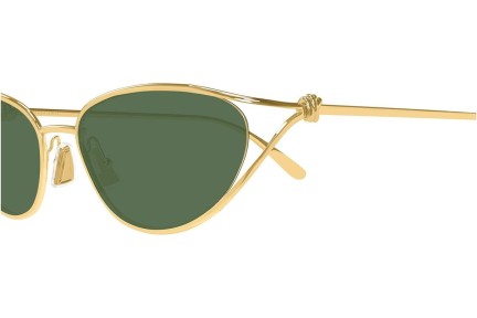 Sonnenbrille Bottega Veneta BV1330S 004 Oval Gold