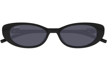 Sonnenbrille Gucci GG1680S 001 Oval Schwarz