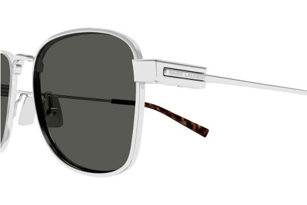 Sonnenbrille Saint Laurent SL741 002 Quadratisch Silber