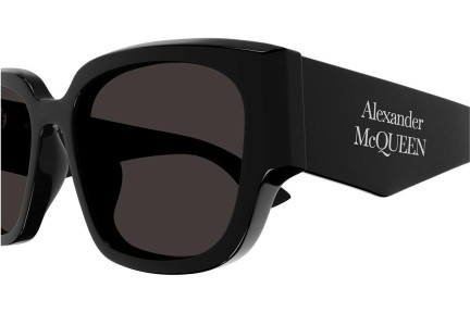 Sonnenbrille Alexander McQueen AM0468S 001 Quadratisch Schwarz