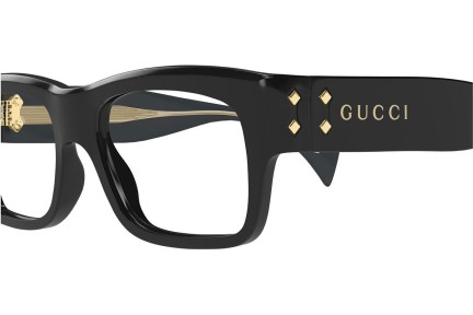 Brillen Gucci GG1707O 006 Quadratisch Schwarz