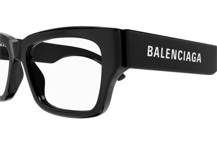 Brillen Balenciaga BB0376O 001 Quadratisch Schwarz