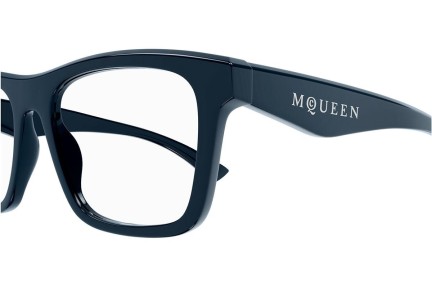 Brillen Alexander McQueen AM0475O 008 Quadratisch Blau