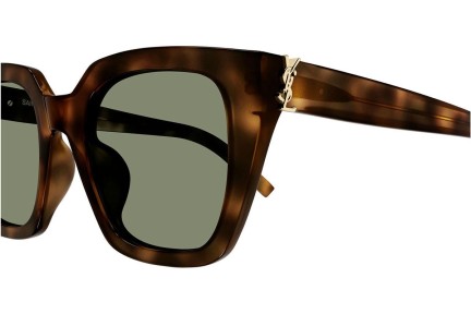 Sonnenbrille Saint Laurent SLM143 003 Quadratisch Havanna