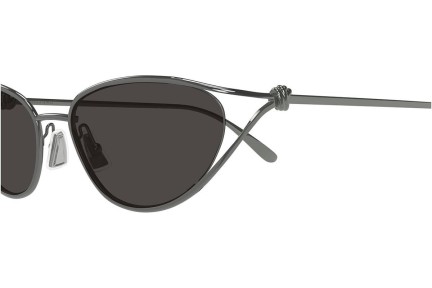 Sonnenbrille Bottega Veneta BV1330S 001 Oval Grau