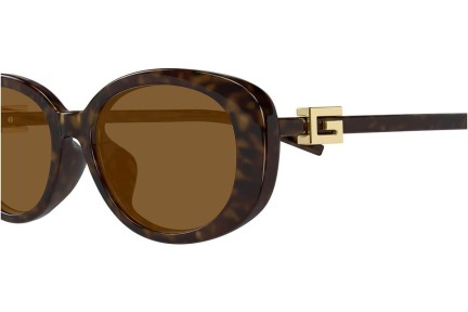 Sonnenbrille Gucci GG1684SA 004 Oval Havanna