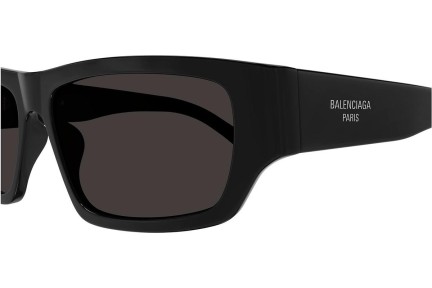 Sonnenbrille Balenciaga BB0366S 001 Quadratisch Schwarz