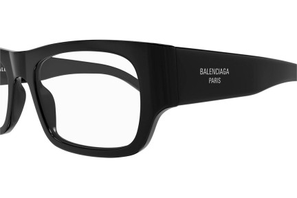 Brillen Balenciaga BB0370O 001 Rechteck Schwarz