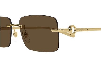 Sonnenbrille Gucci GG1703S 004 Rechteck Gold