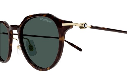 Sonnenbrille Mont Blanc MB0355S 002 Rund Havanna