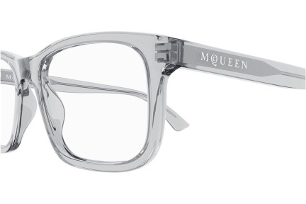 Brillen Alexander McQueen AM0486O 009 Quadratisch Grau