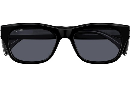 Sonnenbrille Gucci GG1706S 001 Quadratisch Schwarz