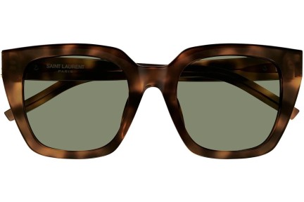 Sonnenbrille Saint Laurent SLM143 003 Quadratisch Havanna