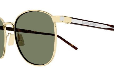 Sonnenbrille Saint Laurent SL747 008 Quadratisch Gold