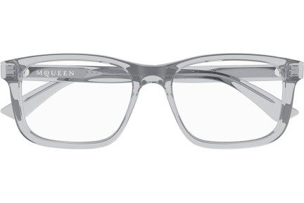 Brillen Alexander McQueen AM0486O 009 Quadratisch Grau