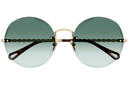 Sonnenbrille Chloe CH0254S 003 Rund Gold