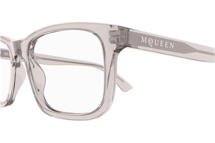 Brillen Alexander McQueen AM0486O 008 Quadratisch Grau