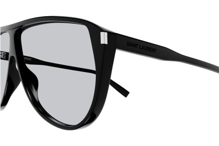 Sonnenbrille Saint Laurent SL731GASPAR 001 Quadratisch Schwarz