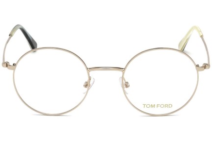 Brillen Tom Ford FT5503 028 Rund Gold