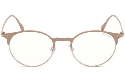 Glasses Tom Ford FT5548-B 083 Rund Gold