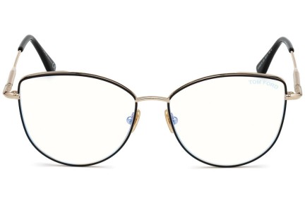 Glasses Tom Ford FT5667-B 005 Cat Eye Schwarz