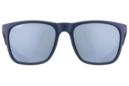 Sunglasses uvex lgl 42 Blue Mat / Havana S3 Quadratisch Blau