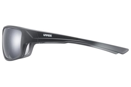 Sonnenbrille uvex sportstyle 230 Black Mat S3 Rechteck Schwarz