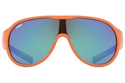 Sonnenbrille uvex sportstyle 512 Orange Mat S3 Monoscheibe | Shield Orange