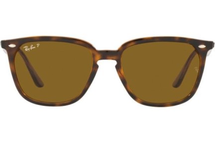 Sunglasses Ray-Ban RB4362 710/83 Polarized Quadratisch Havanna