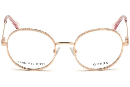 Brillen Guess GU2736 028 Rund Gold