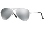 Sonnenbrille Ray-Ban Junior Aviator Junior RJ9506S 212/6G Pilot Silber