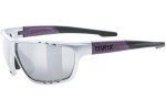 Sunglasses uvex sportstyle 706 Silver / Plum Mat S3 Rechteck Silber