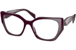 Glasses Prada PR18WV VIY1O1 Quadratisch Rot