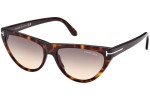 Sonnenbrille Tom Ford FT0990 52B Cat Eye Havanna