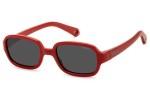 Sonnenbrille Polaroid Junior PLDK003/S C9A/M9 Polarized Oval Rot