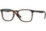 Brillen Ray-Ban RX7074 5365 Rechteck Havanna