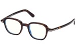 Glasses Tom Ford FT5837-B 052 Rund Havanna