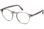 Glasses Tom Ford FT5833-B 020 Rund Grau