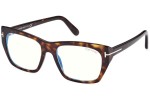 Brillen Tom Ford FT5846-B 052 Quadratisch Havanna