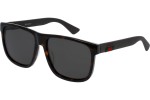 Sonnenbrille Gucci GG0010S 003 Polarized Quadratisch Havanna