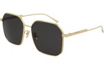 Sunglasses Bottega Veneta BV1108SA 001 Quadratisch Gold