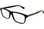 Glasses Gucci GG0384O 004 Rechteck Schwarz