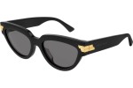 Sonnenbrille Bottega Veneta BV1035S 001 Cat Eye Schwarz