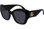 Sunglasses Gucci GG0808S 001 Cat Eye Schwarz